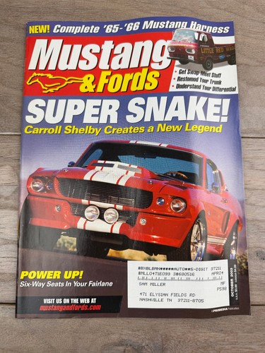 Mustang fords october 2003 - &,