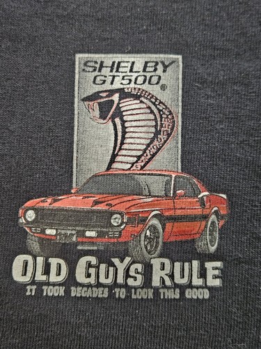 Old guys rule shirt black - old,