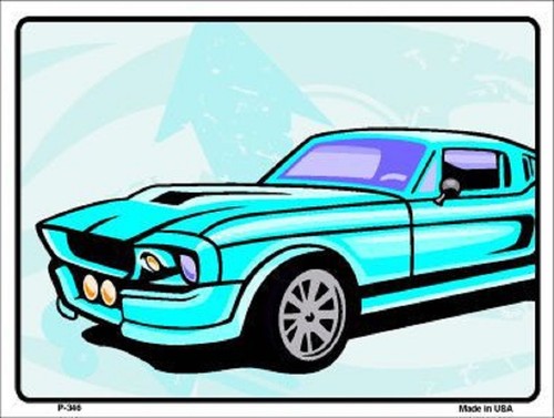 Classic car mustang metal - classic,