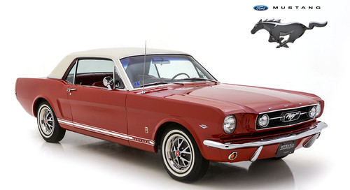 Ford mustang 1966 classic - classic, red