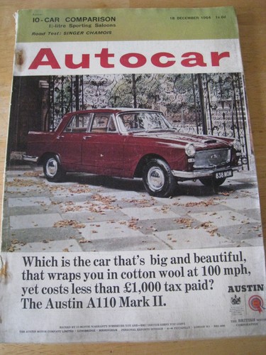 Autocar dec 1964 singer - 1964,