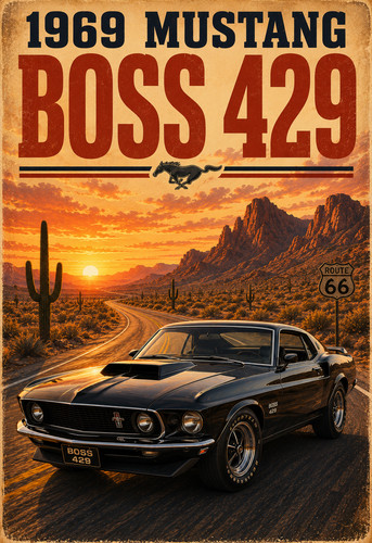 1969 ford mustang boss 429 - mustang,
