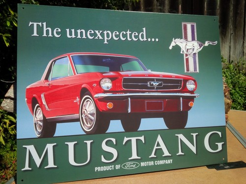 Vintage pony ford mustang - mustang, tin