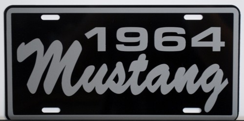 1964 mustang license - 1964,