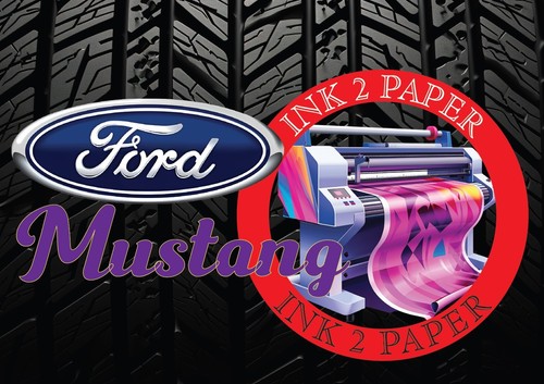 Ford mustang poster print - ford,