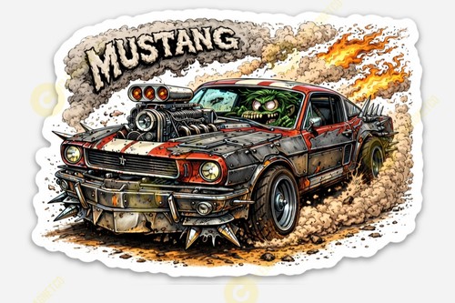 Classic mustang rat fink - mustang,