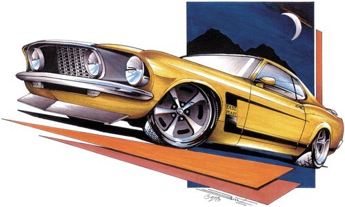 Ford boss 429 mustang - '69,