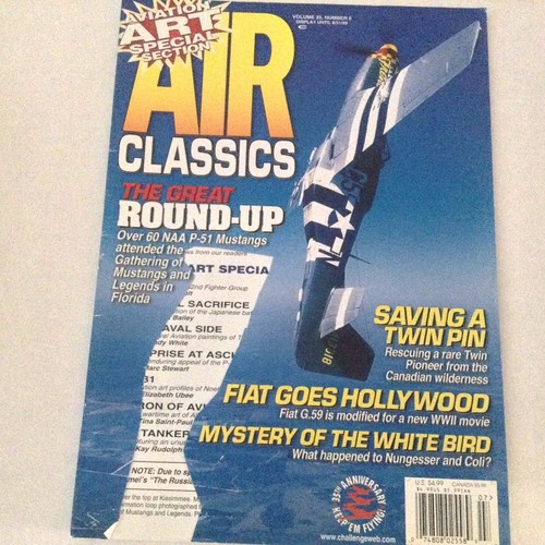 Air classics magazine naa p51 - magazine,