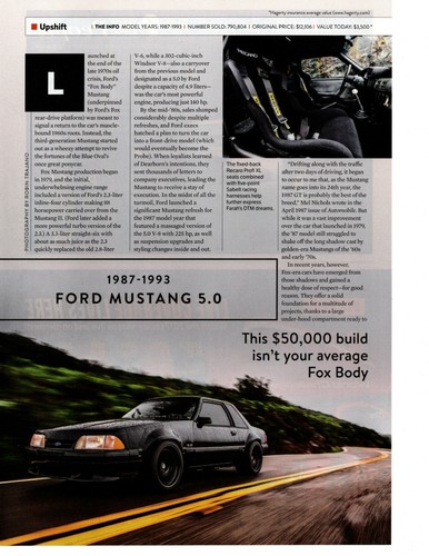 1987 1993 ford mustang - ford, ~