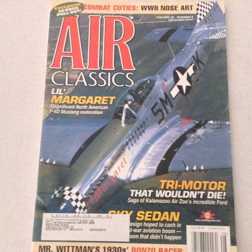 Air classics magazine 6d - magazine, f-6d